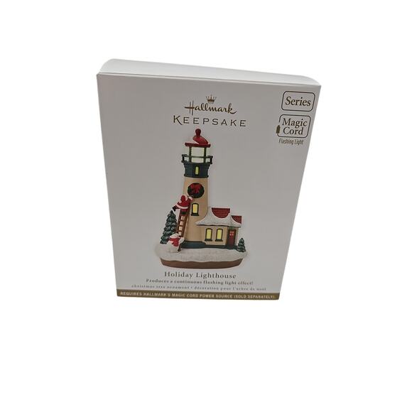 Hallmark 2012 Keepsake Ornaments Holiday Lighthouse 1st in series - Picture 1 of 4